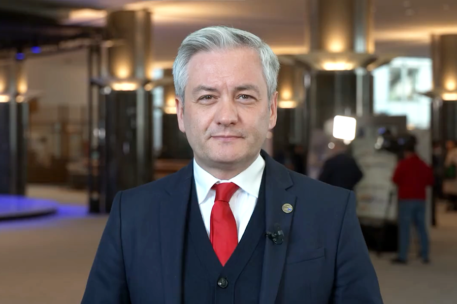 Video message by MEP Robert Biedron, Chair of the Committee on Women's Rights and Gender Equality