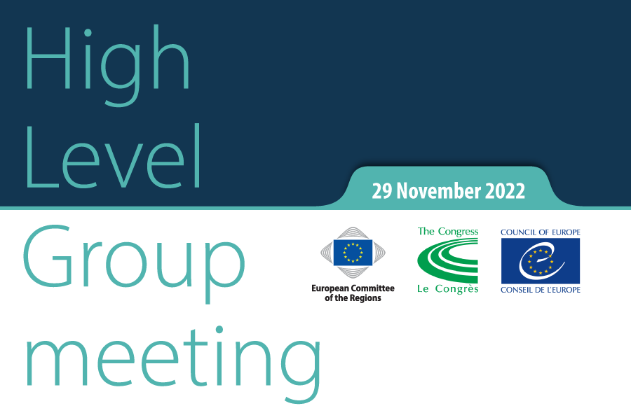 High-Level Group meeting of the CoR and CoE Congress of Local and Regional Authorities