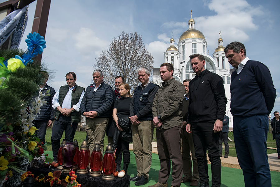 Marszałkowie, prezydenci miast oraz burmistrzowie spotykali się z prezydentem Zełenskim w Kijowie, aby przygotować wkład miast i regionów UE w odbudowę Ukrainy